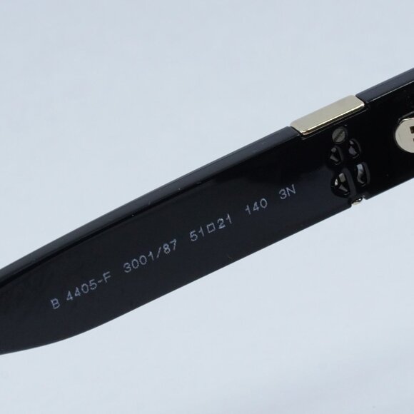 Burberry BE4405F 300187 Sunglasses Black Cat Eye Frame, Grey Lenses - Picture 10 of 12